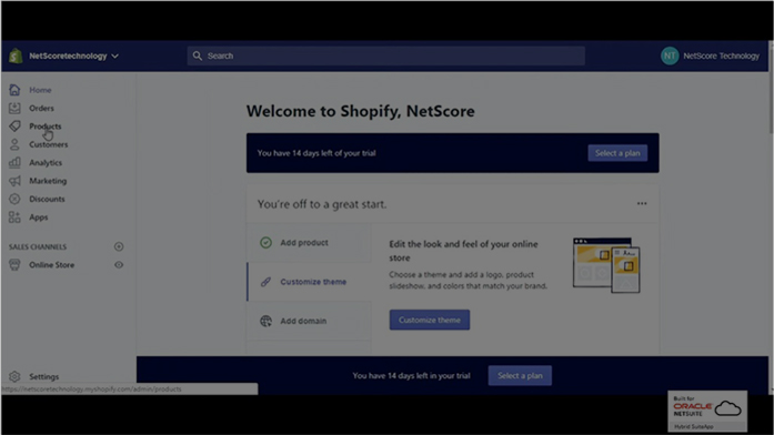 Netscore shopify connector