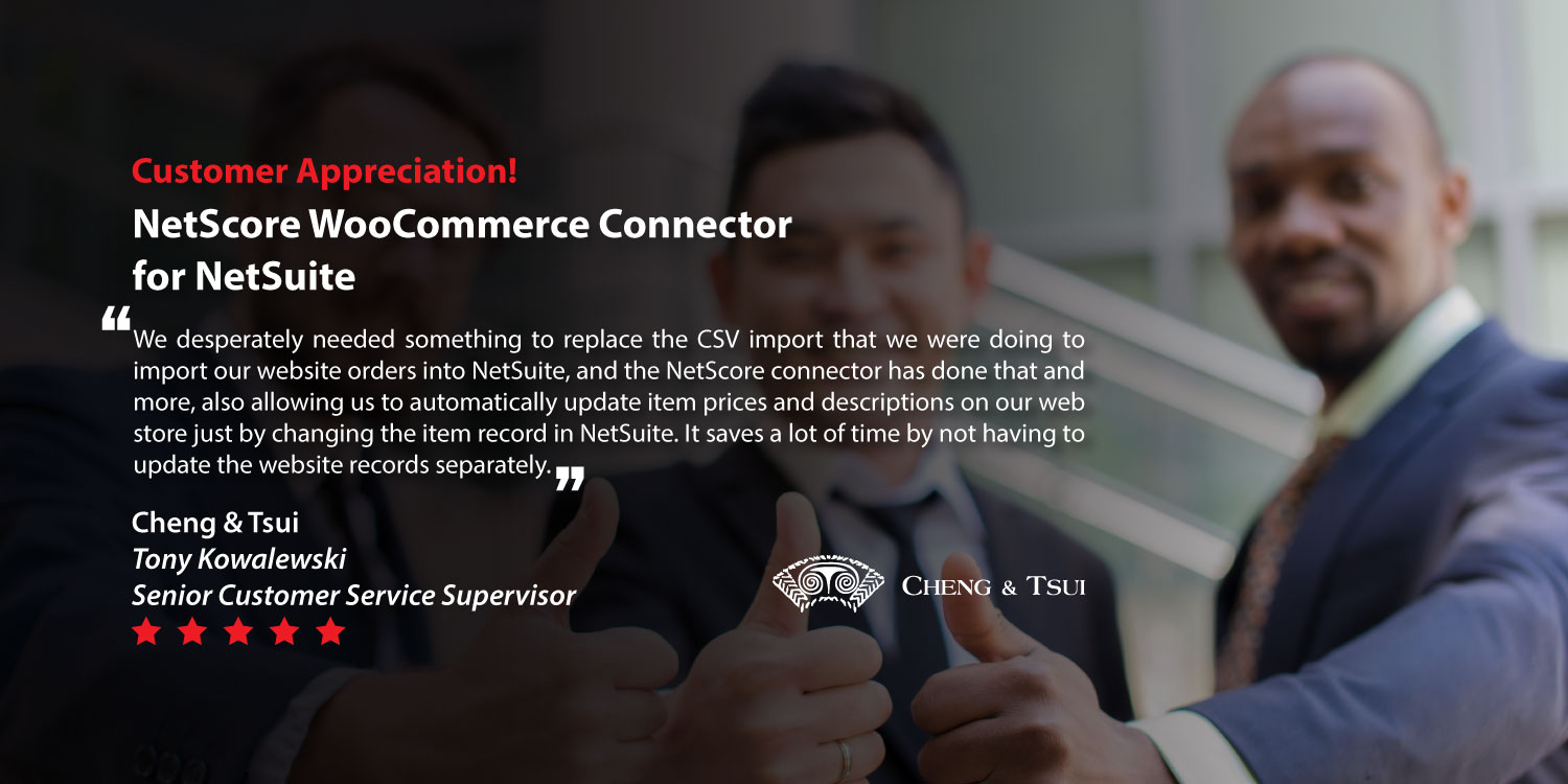NetScore WooCommerce review banner